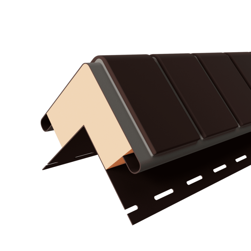 Термоугол Доломит «Кирпич» 20мм, Коричневый купить в Владивостоке