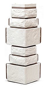 Угол T-Сайдинг, Дикий Камень Белый купить в Владивостоке