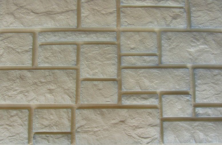 Фасадная панель Аэлит &amp;quot;Дворцовый камень&amp;quot; в желтом цвете. купить в Владивостоке