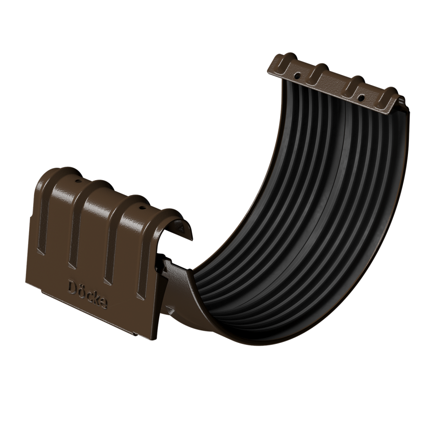 Соединитель желобов Docke Stal Premium, цвет Каштан. купить в Владивостоке