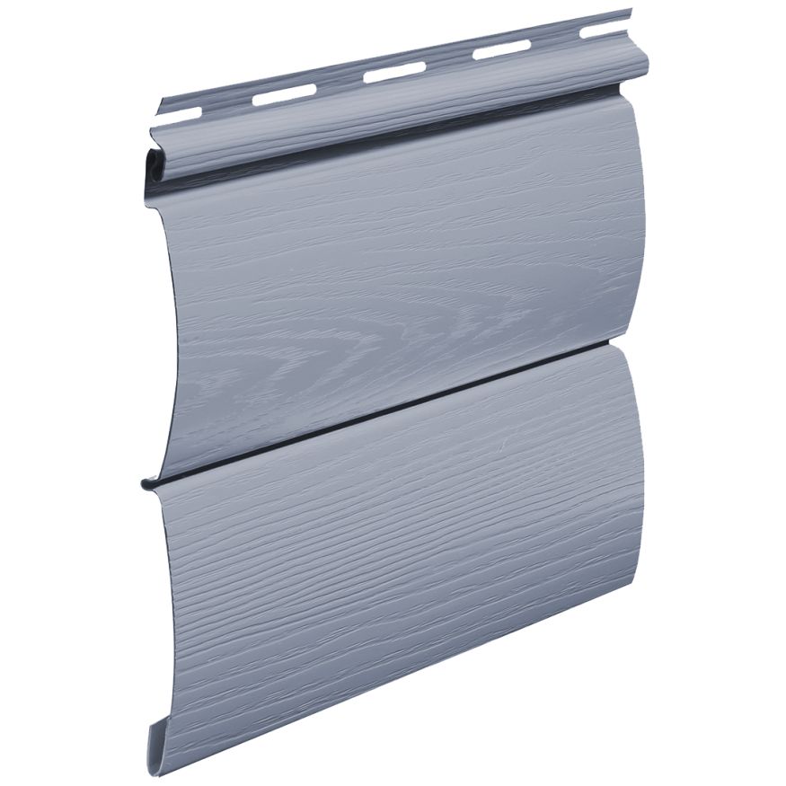 Виниловый сайдинг Fineber, BLOCKHOUSE, Цвет серо-голубой. купить в Владивостоке