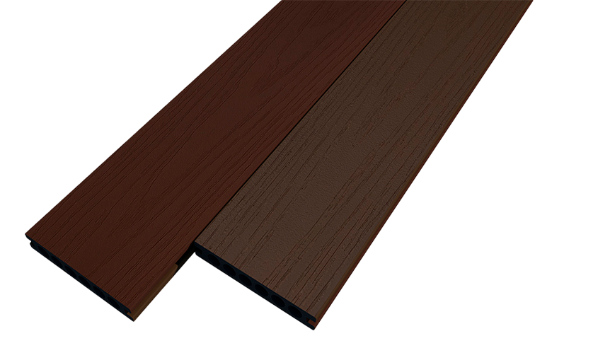 Mahogany / Milk Chocolate | Двухсторонняя террасная доска WOODVEX Dual купить в Владивостоке