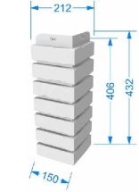 Угол наружный Docke Klinker, Каракумы 