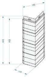 Угол Docke Алтай Шоколад