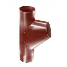 Тройник для труб Grand Line, цвет Кирпичный (RAL 8004)