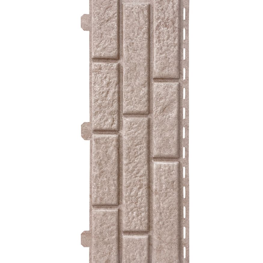 Виниловый сайдинг Fineber, BRICKHOUSE, Цвет: белый купить в Владивостоке