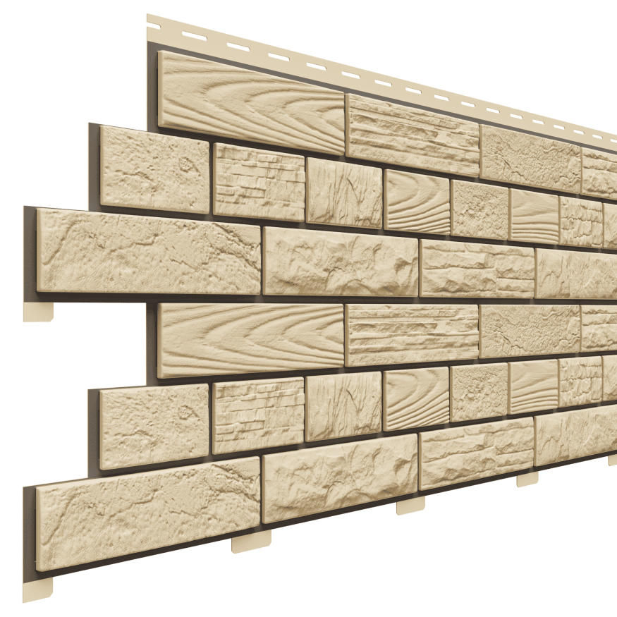 Фасадные панели Доломит, Кирпич Москва, Кремниевый купить в Владивостоке