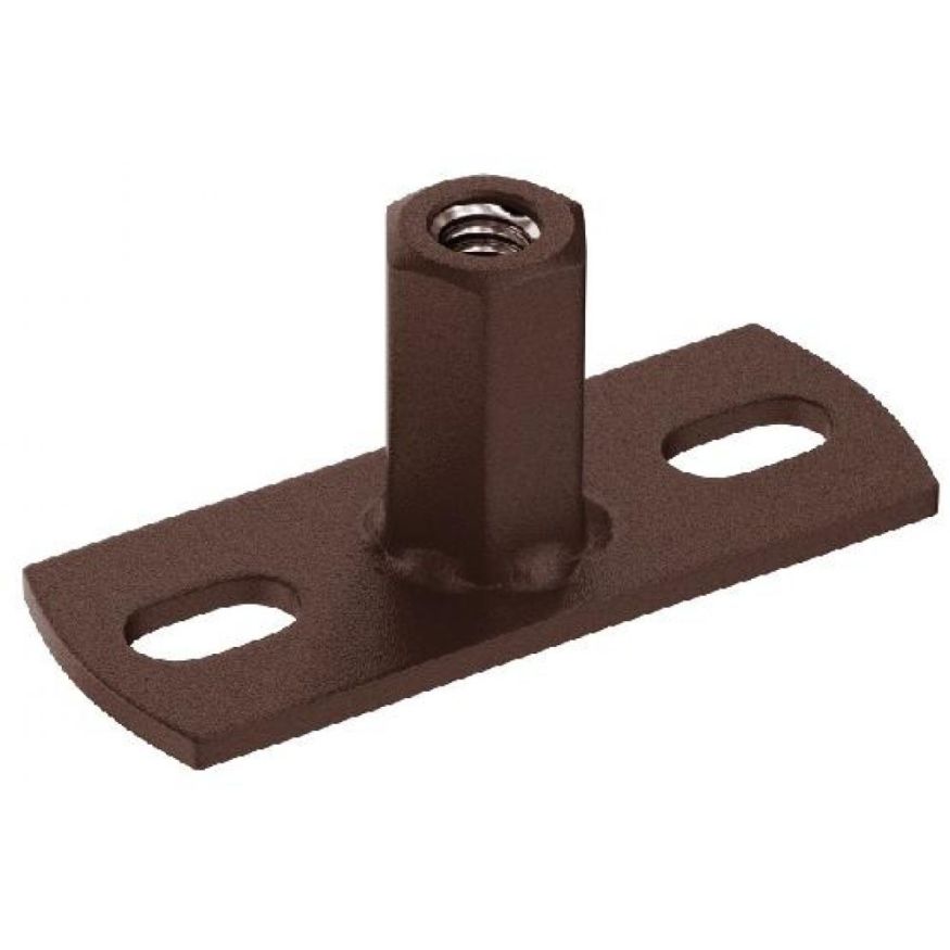 Держатель хомута для метизов Aquasystem, RAL 8017, коричневый матовый, 125/90. купить в Владивостоке