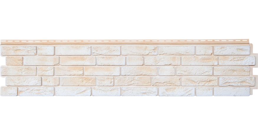 Фасадная панель GrandLine (Я Фасад), Демидовский кирпич, Слоновая кость купить в Владивостоке