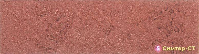 Гибкая клинкерная плитка Симтер СТ-01 Красный с градиентной фактурой купить в Владивостоке