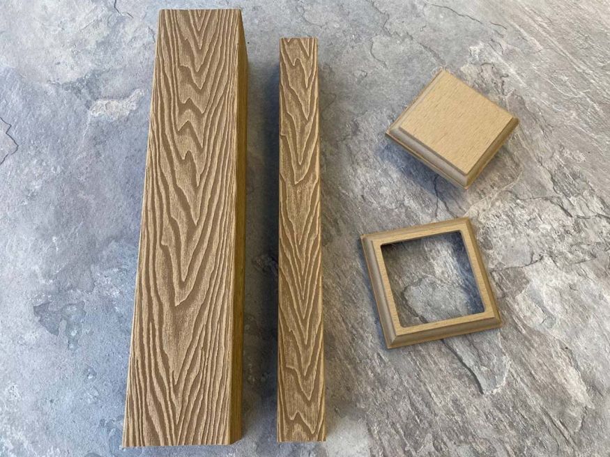 Столб для ограждения из ДПК EasyDecking, Wood-X, Дуб купить в Владивостоке