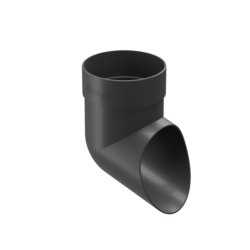Наконечник для водосточной трубы Docke Standard, Серый цвет купить в Владивостоке