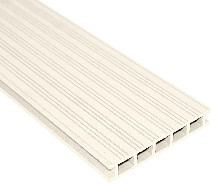 Террасная доска Faynag Premium VELVET-ZEBRA из ДПК в цвете Слоновая кость. купить в Владивостоке