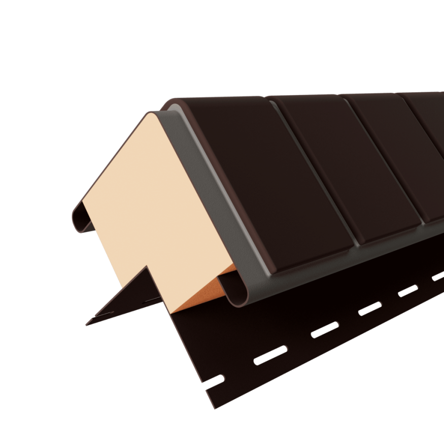 Термоугол Доломит «Кирпич» 40мм, Коричневый купить в Владивостоке