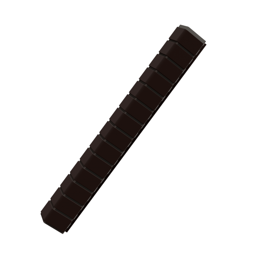 Термоугол Доломит «Кирпич» 40мм, Коричневый купить в Владивостоке