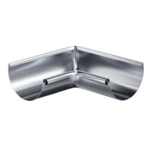 Угол внутренний желоба 90°, Aquasystem, оцинкованный 125/90