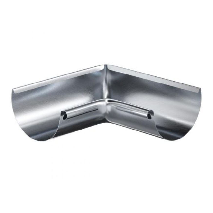 Угол внутренний желоба 90°, Aquasystem, оцинкованный 125/90 купить в Владивостоке