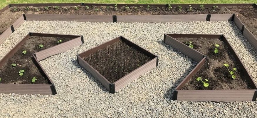 Доска для грядок NauticPrime из ДПК, серого цвета, размеры 225х30х2950 мм купить в Владивостоке