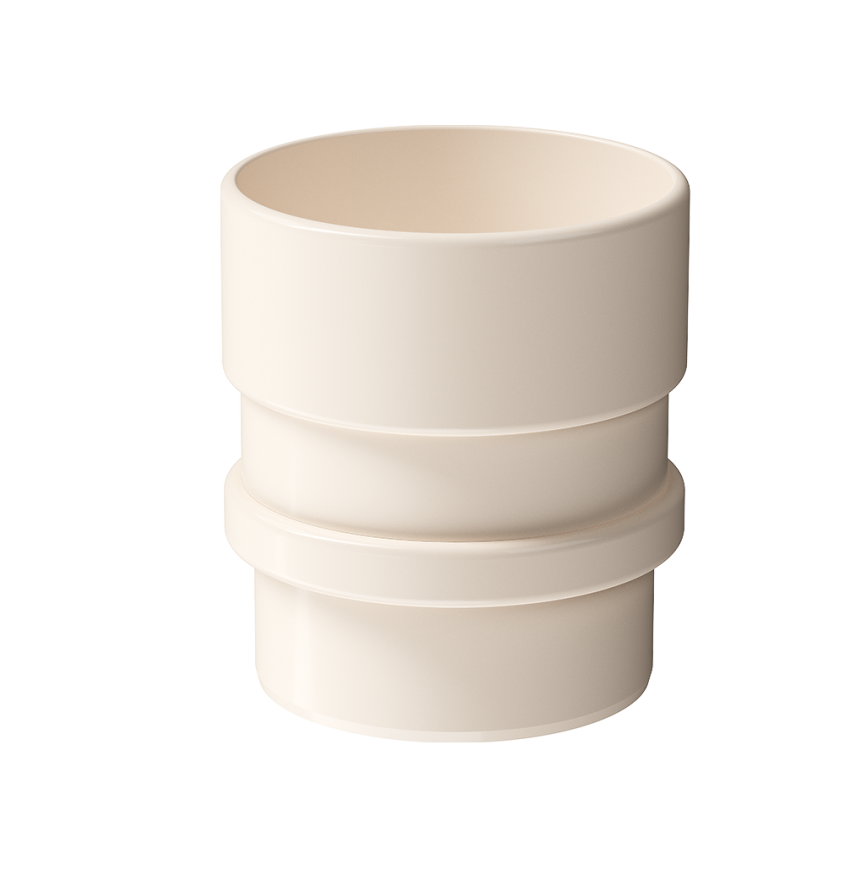 Муфта соединительная для водостока Docke Lux, Латте купить в Владивостоке