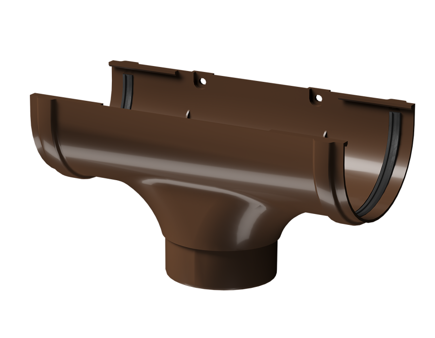 Водосточная воронка Docke Premium, цвет Каштан купить в Владивостоке