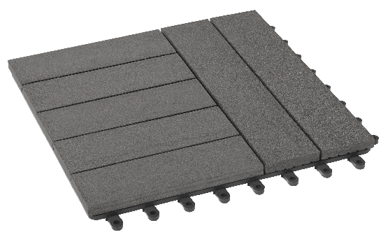 Модульный паркет ДПК GRINDERDECO Комфорт 4 Цвет серый базальт купить в Владивостоке