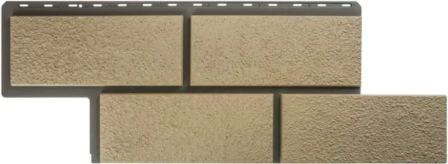 Фасадная панель Альта-Профиль Неаполитанский камень Слоновая Кость купить в Владивостоке