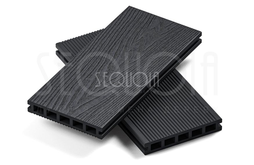Доска террасная ДПК 3D SEQUOIA Evolution WOOD BLACK купить в Владивостоке