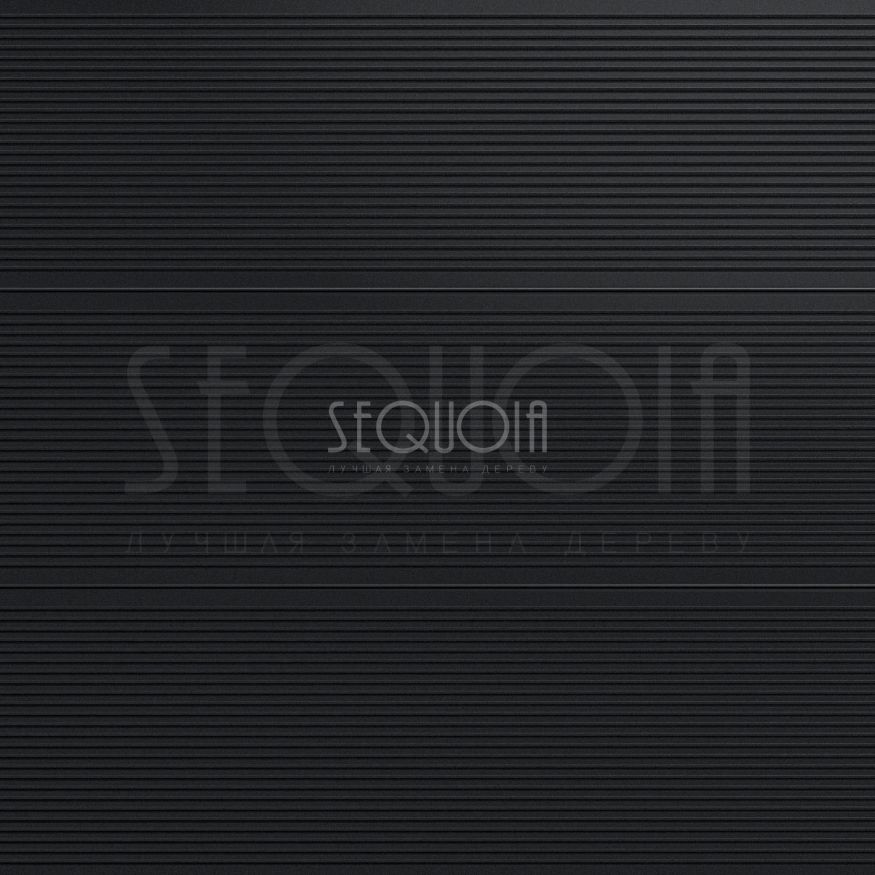 Доска террасная ДПК 3D SEQUOIA Evolution WOOD BLACK купить в Владивостоке