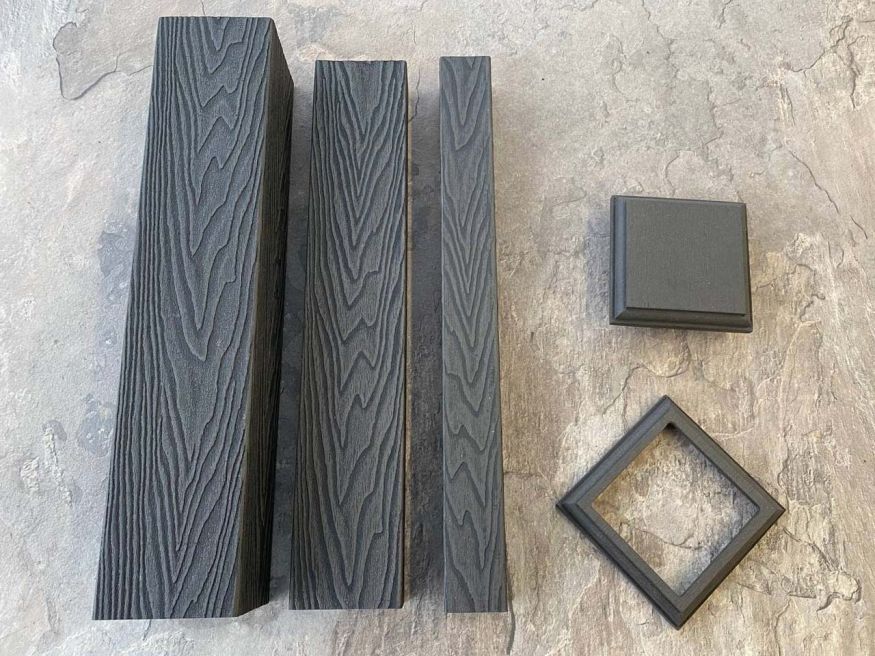 Перила для ограждений из ДПК EasyDecking, Wood-X, Черное дерево купить в Владивостоке