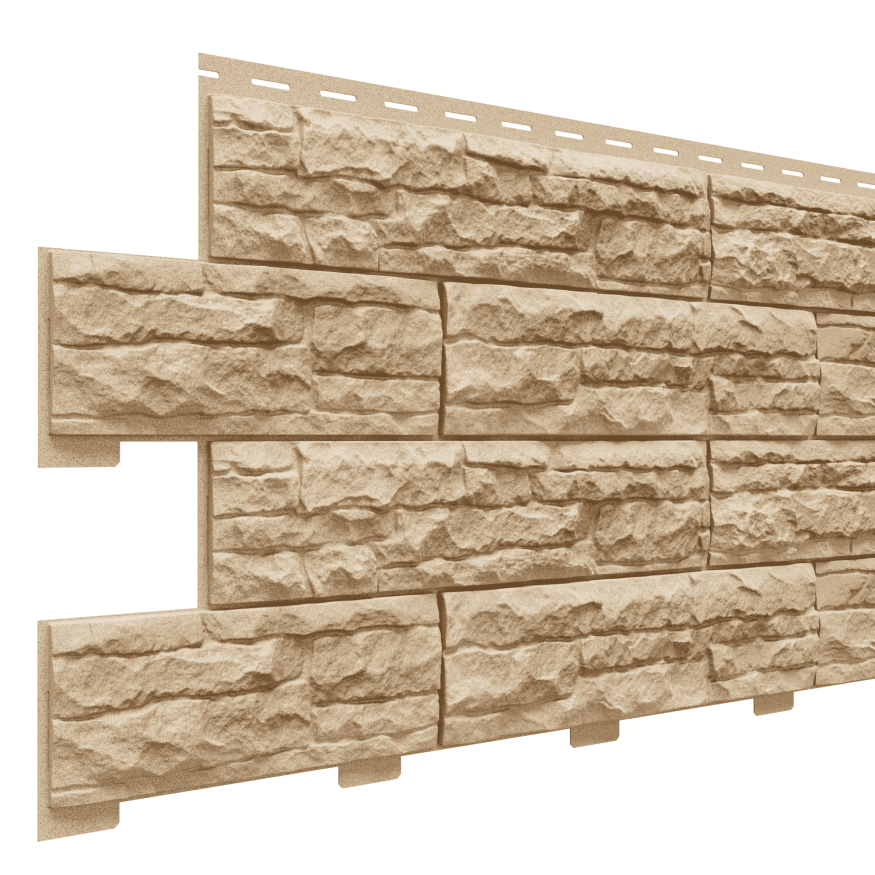 Фасадные панели Доломит, Скалистый риф Премиум, Умбра купить в Владивостоке