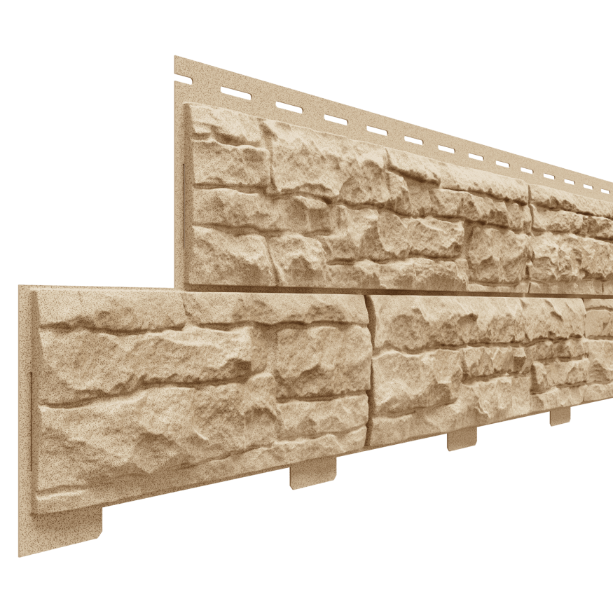 Фасадные панели Доломит, Скалистый риф Премиум, Умбра купить в Владивостоке