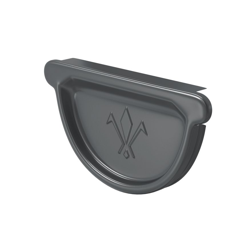 Заглушка универсальная с резиновым уплотнителем Aquasystem, RAL 7024 Тёмно-серый 150/100 купить в Владивостоке