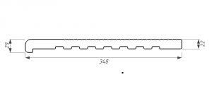 Ступени из ДПК WOODVEX Select в цвете Венге купить в Владивостоке