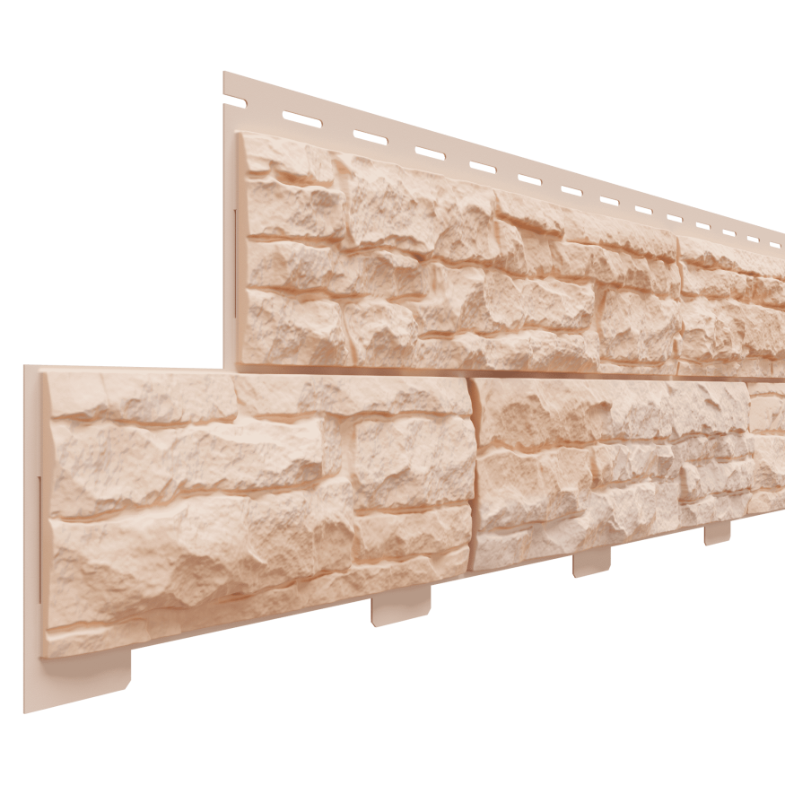 Фасадные панели Доломит, Скалистый риф элитный, Терракот купить в Владивостоке