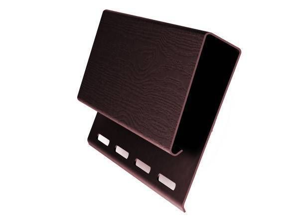 Наличник J-профиль широкий Grand Line Тёмный дуб купить в Владивостоке