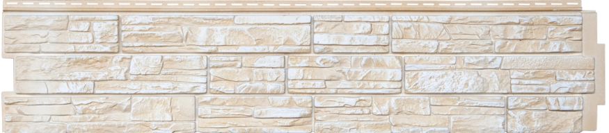 Фасадная панель Grand Line (Я Фасад), Крымский сланец, Слоновая кость купить в Владивостоке