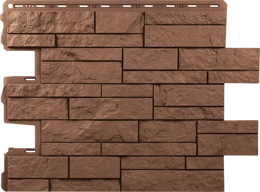 Фасадная панель Альта-Профиль, Шотландия ЭКО Терракотовый купить в Владивостоке