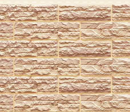 Фасадная панель Доломит, Скалистый риф Люкс, Янтарь купить в Владивостоке