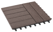 Модульный паркет ДПК GRINDERDECO Комфорт 4 в цвете Венге