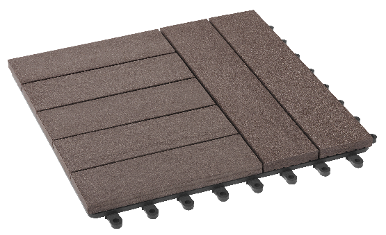 Модульный паркет ДПК GRINDERDECO Комфорт 4 в цвете Венге купить в Владивостоке