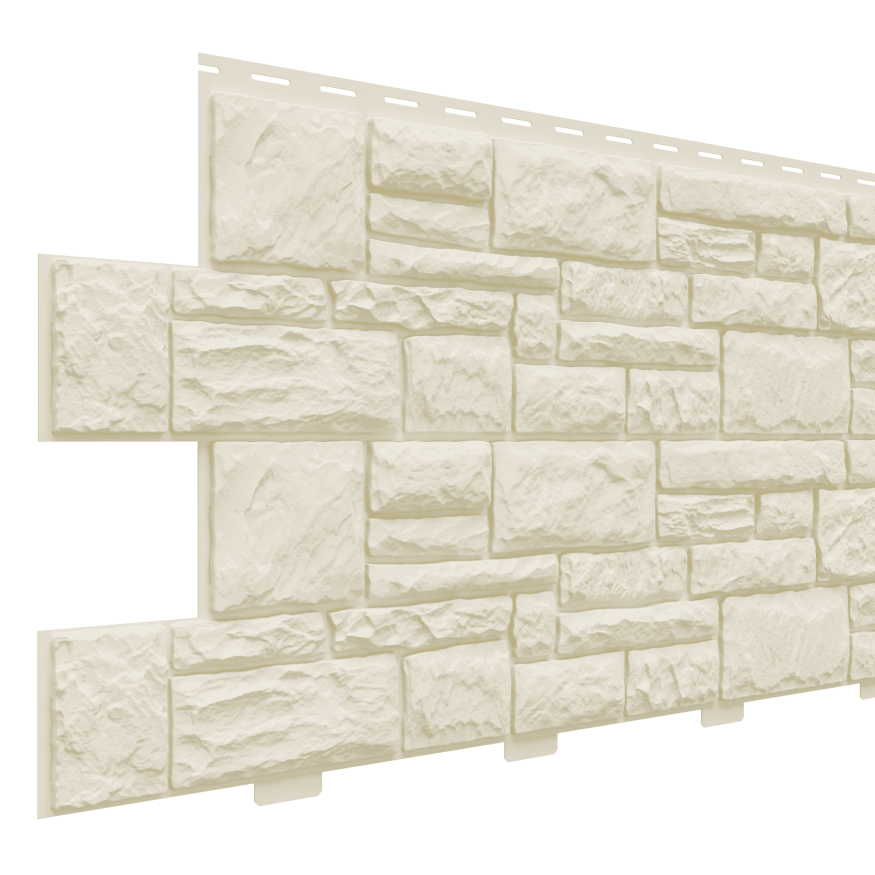 Фасадная панель Доломит, Крымский берег, Слоновая кость купить в Владивостоке