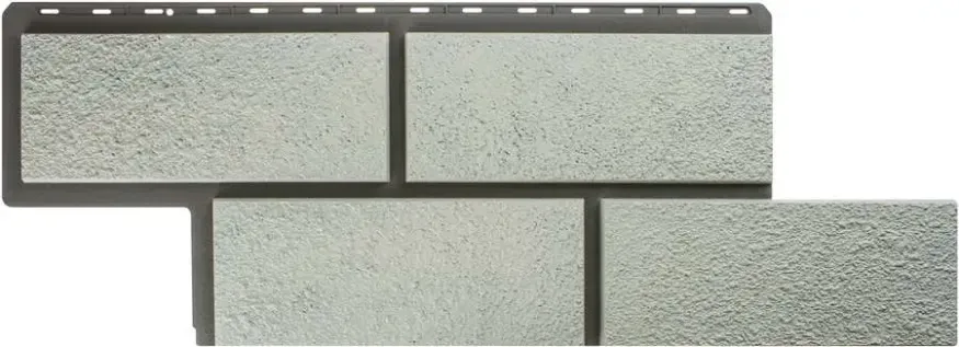 Фасадная панель Альта-Профиль Неаполитанский камень Белый купить в Владивостоке