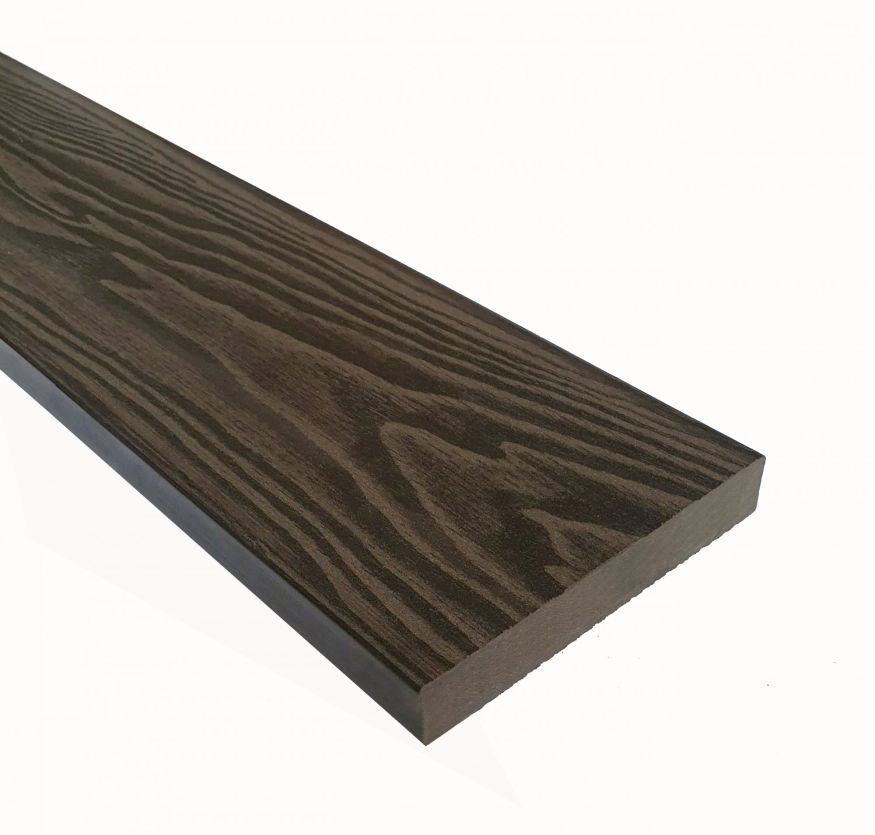 Террасная доска ДПК Terrapol Смарт 3D (Полнотелая без паза) Венге Соренто купить в Владивостоке