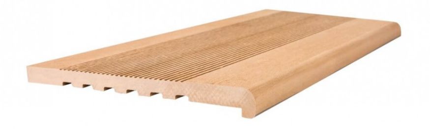 Ступени из ДПК NanoWood - Карамельные полнотелые купить в Владивостоке