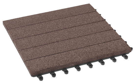 Модульный паркет ДПК GRINDERDECO Комфорт 3 Цвет Шоколад купить в Владивостоке