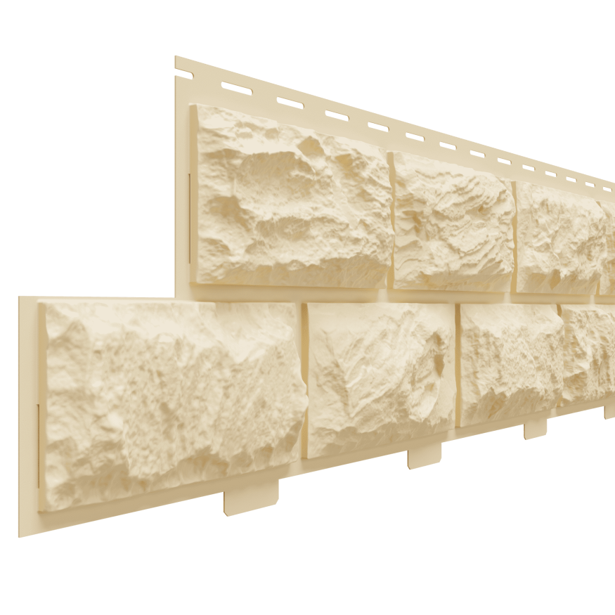 Фасадная панель Доломит, Альпийский, Цвет Шампань купить в Владивостоке