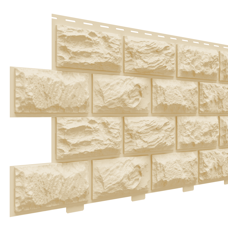 Фасадная панель Доломит, Альпийский, Цвет Шампань купить в Владивостоке