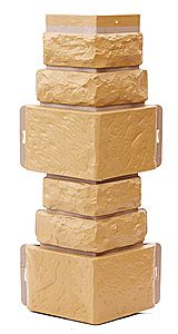 Угол T-Сайдинг, Дикий Камень Бежевый купить в Владивостоке