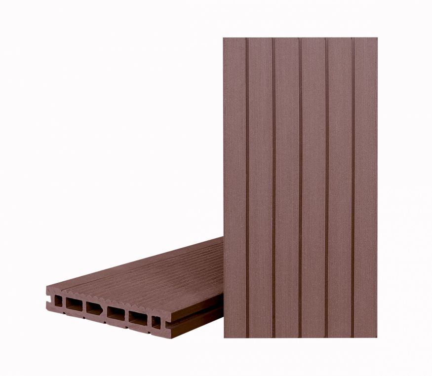 Террасная доска ДПК Terrapol Классик (Пустотелая с пазом) Орех Милано купить в Владивостоке