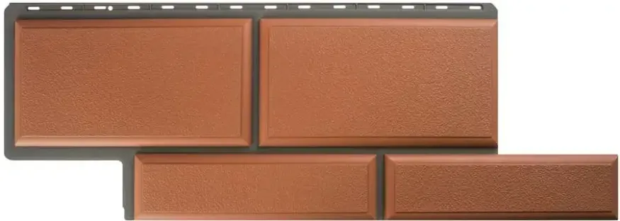 Фасадная панель Альта-Профиль Флорентийский камень Терракотовый купить в Владивостоке